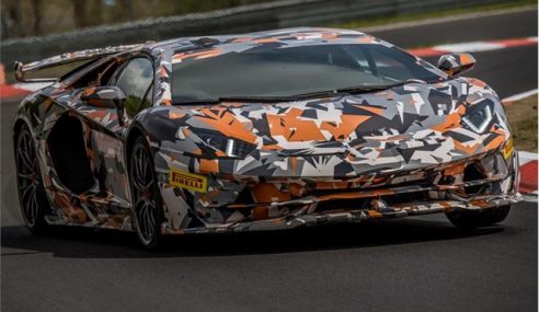 Lamborghini Aventador SVJ sets a new Nurburgring lap record, lapping it at 6:44.97