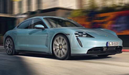 Porsche launches Taycan 4S Electric Sports Car