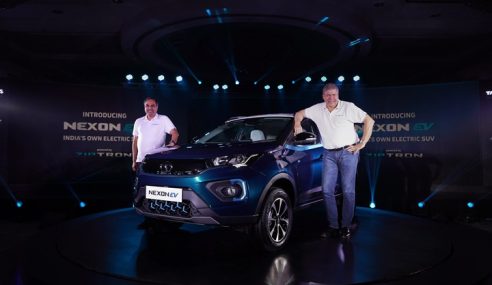 Tata Motors unveils the Nexon EV