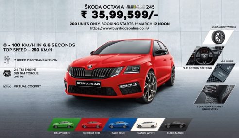 The new ŠKODA OCTAVIA RS 245 – now a click away!