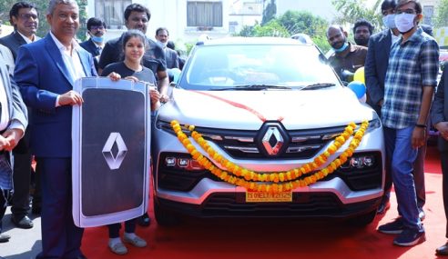 Renault delivers 1100 units of Kiger on the first day of its start of sales