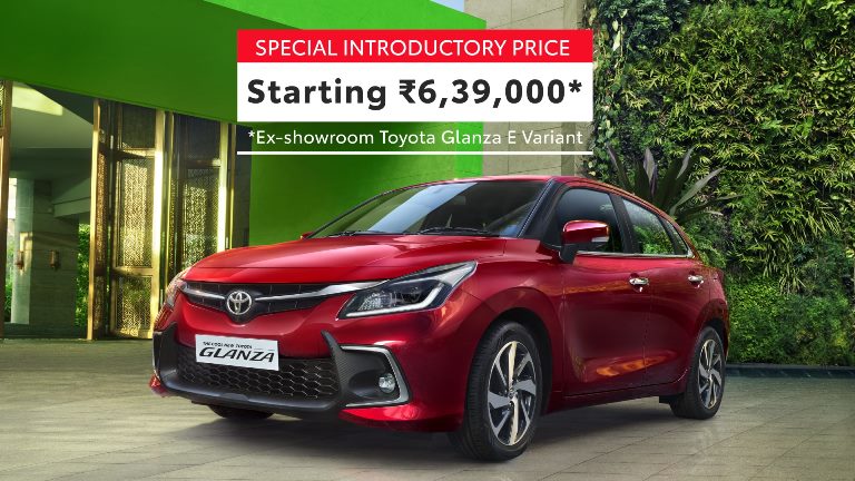 2022 Toyota Glanza launched, prices starting from INR 6,39,000