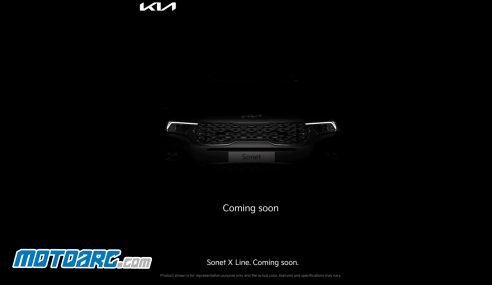 Kia Sonet X-Line Teaser Ad released, Launch Soon