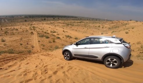 Tata Nexon Tries to Climb 20-ft Sand Dune