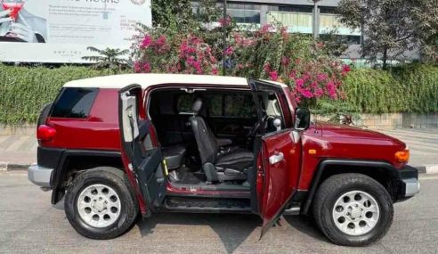 Iconic Toyota FJ Cruiser Seen in India