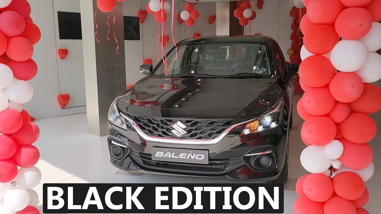 Maruti Suzuki Baleno Black Edition Showcased At Dealerships Motoarc Latest Car Bike News