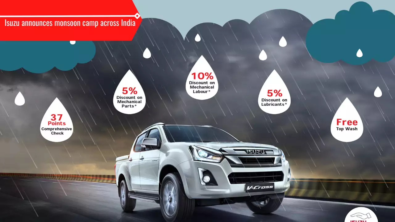 Isuzu to organise monsoon service camp across India