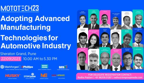 Nasir Deshmukh, Sr. Vice President of Manufacturing Operations at M&M takes the helm as Conference Chairman for MOTOTECH23