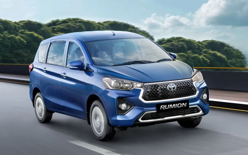 Toyota Rumion launched; prices in India start at Rs. 10.29 lakh ...