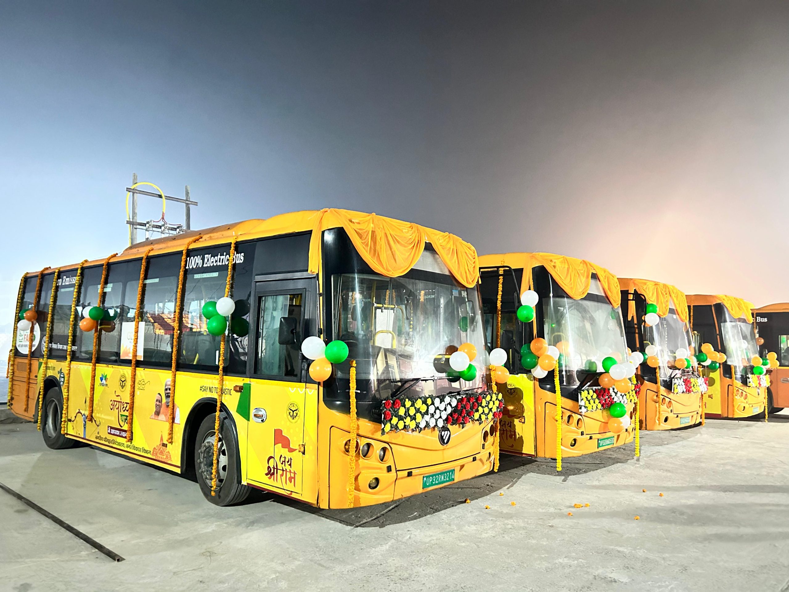 GreenCell Mobility deploys 150 Electric Buses in Ayodhya to ferry over 2 Million Devotees