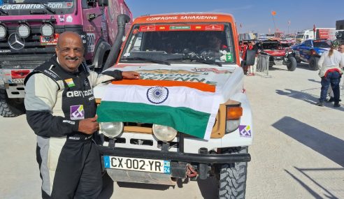 Pune’s Sanjay Takale accomplishes mission on Dakar debut; becomes first Indian to finish Dakar Rally in car