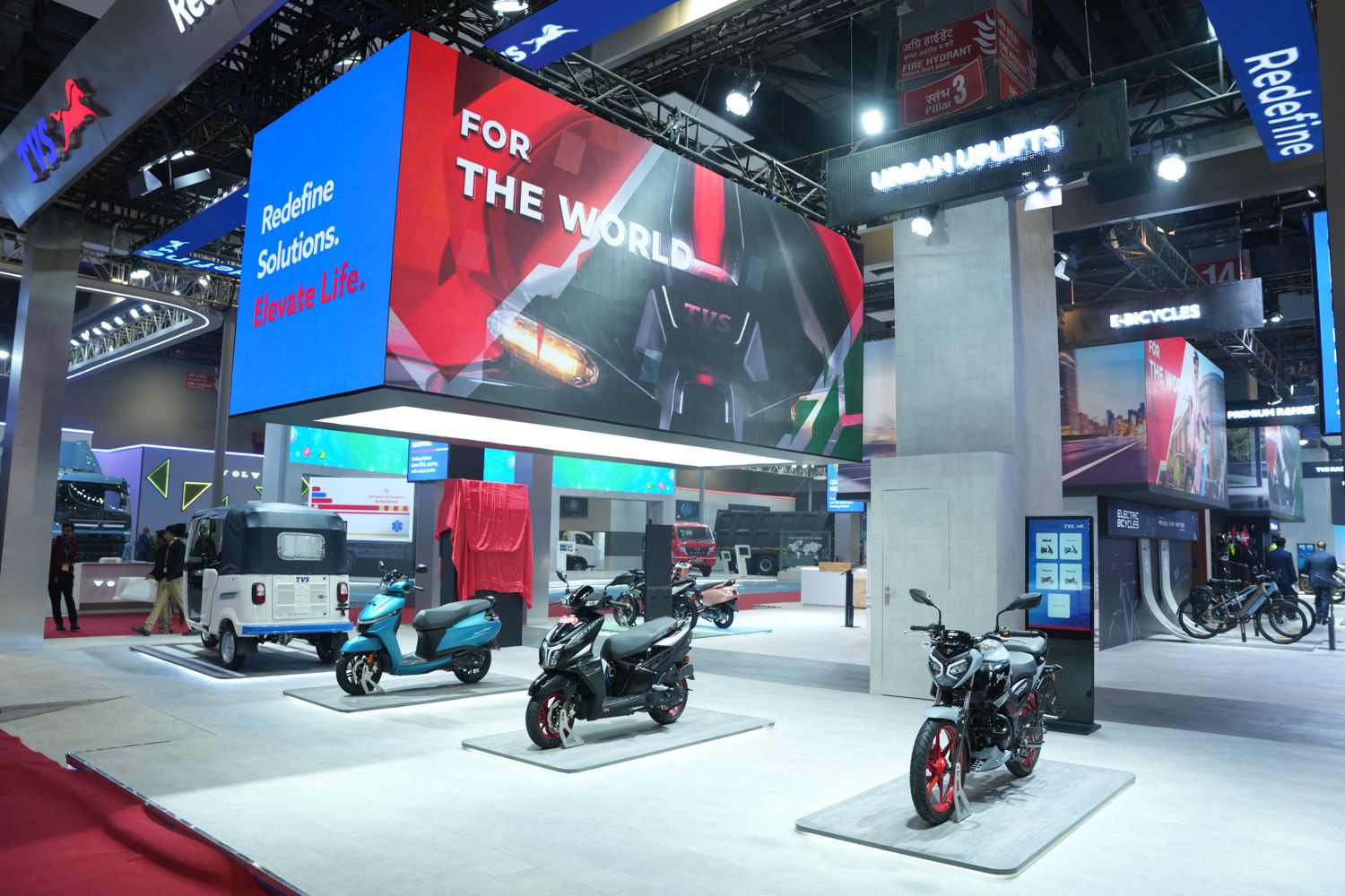 TVS Motor Company Showcases Transformational Concepts in Future Mobility at the Bharat Mobility Global Expo 2025