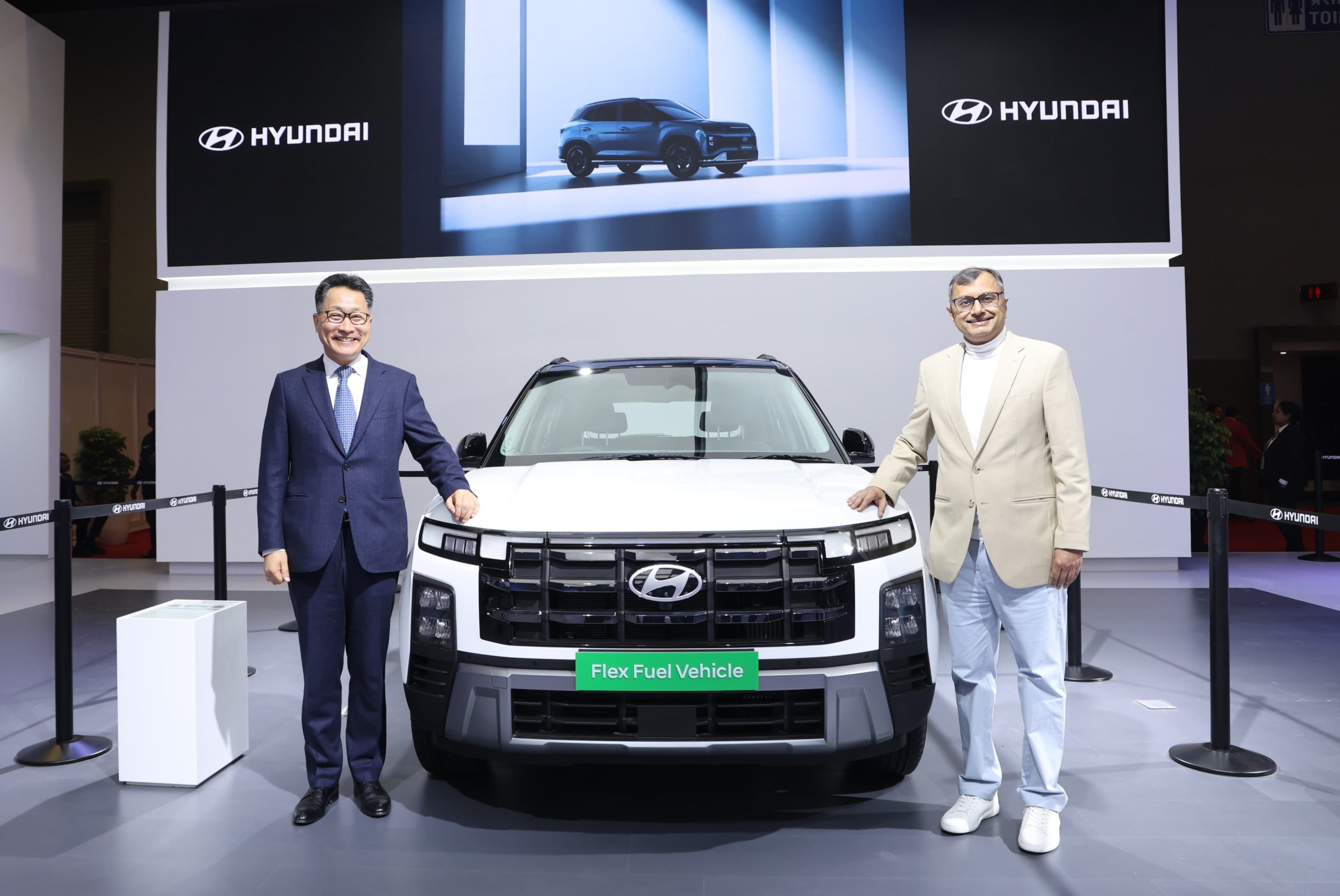 Hyundai Motor India Limited showcases working prototype of Hyundai CRETA Flex Fuel at Bharat Mobility Global Expo 2025