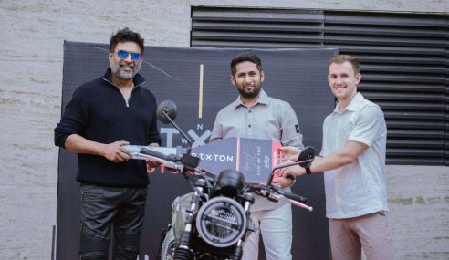 Actor R. Madhavan Becomes the First Brixton Cromwell 1200 Owner in India