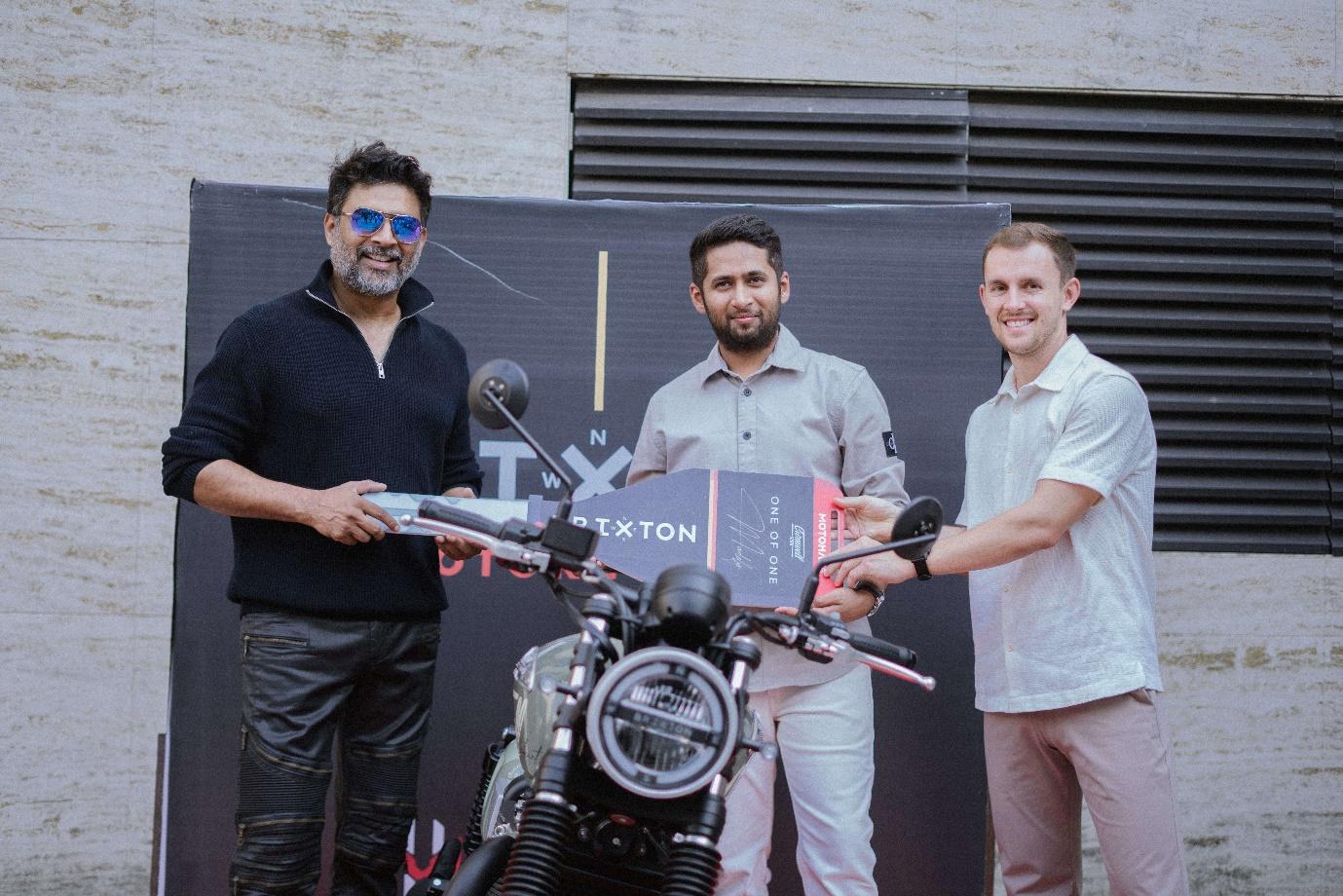 Actor R. Madhavan Becomes the First Brixton Cromwell 1200 Owner in India